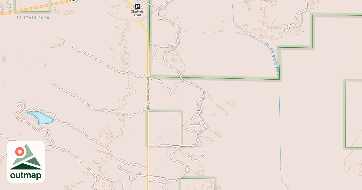 Map of Gladwin Trail