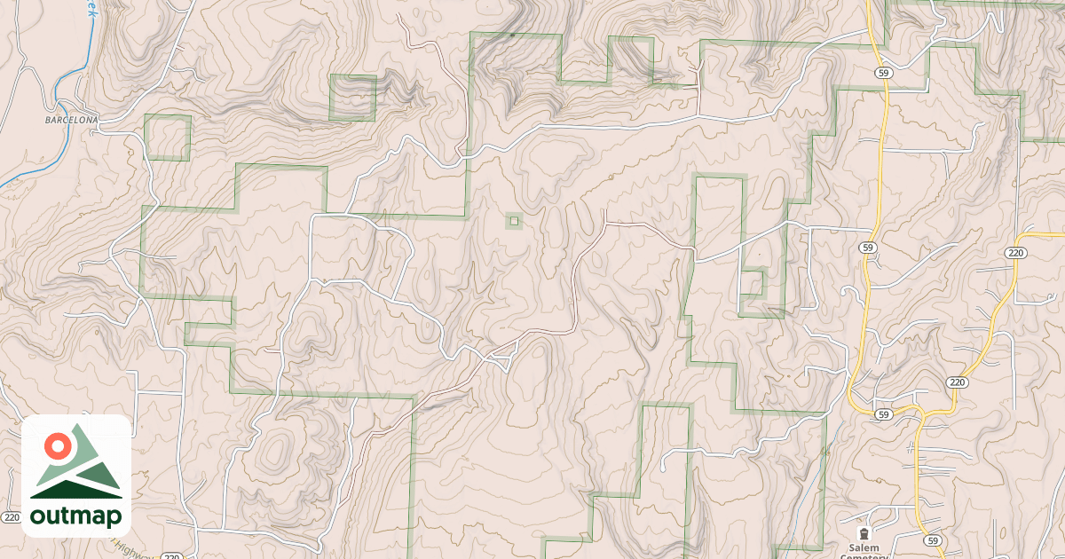 Map of BIRCHFIELD