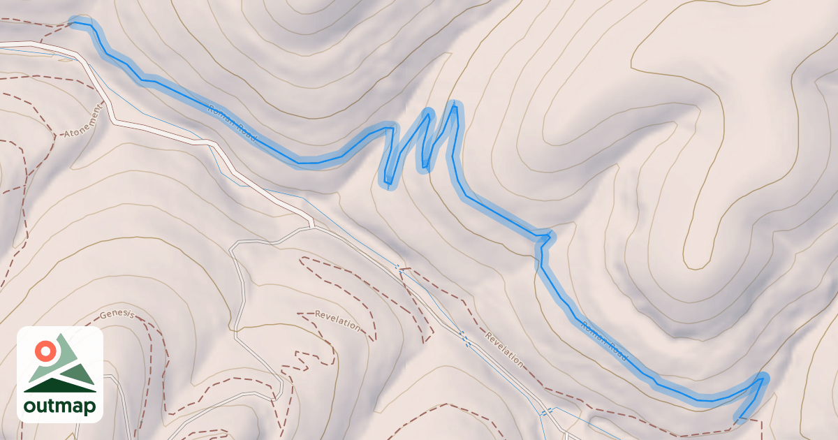 Map of Roman Road