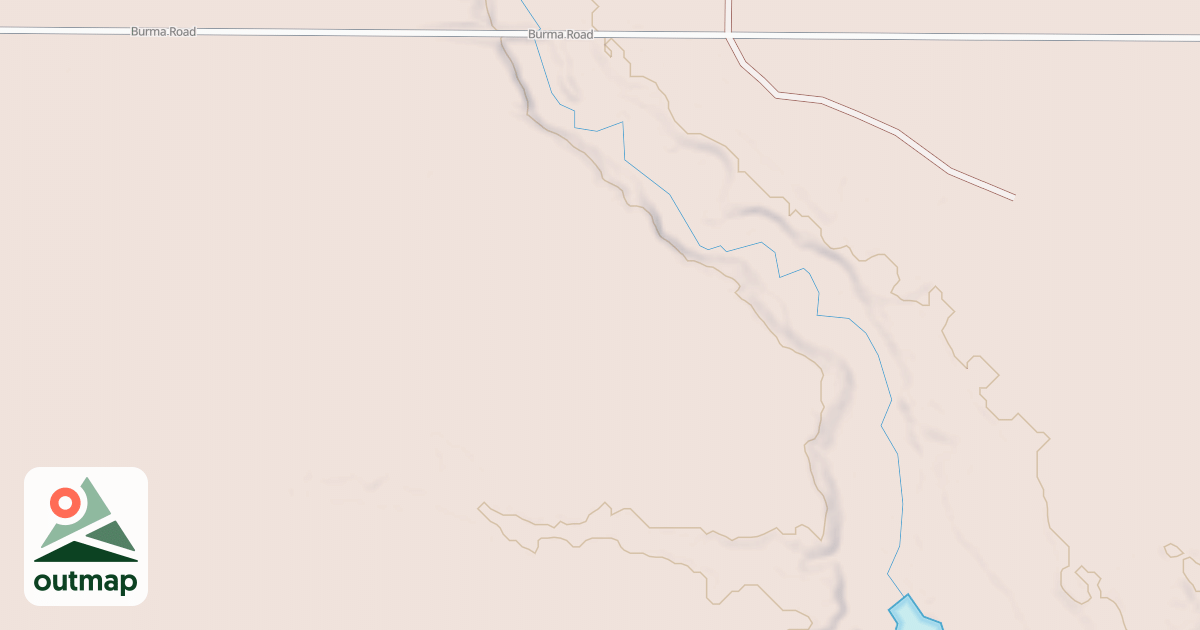 Map of BURMA GRADE SPUR B