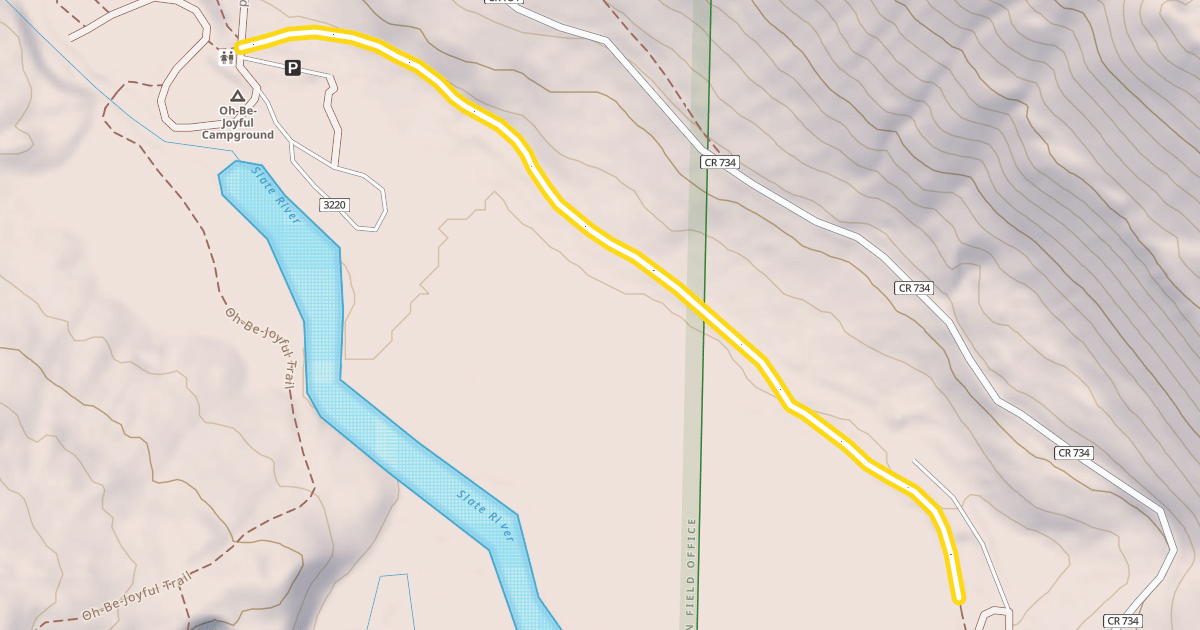 Map preview of Coal Train Trail