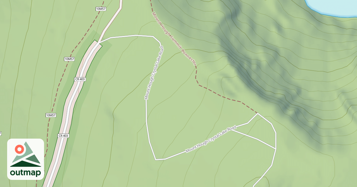 Map of CRYSTAL LAKE SPUR