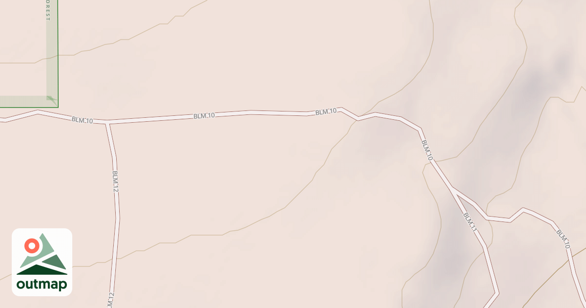 Map of Dry Creek Trail