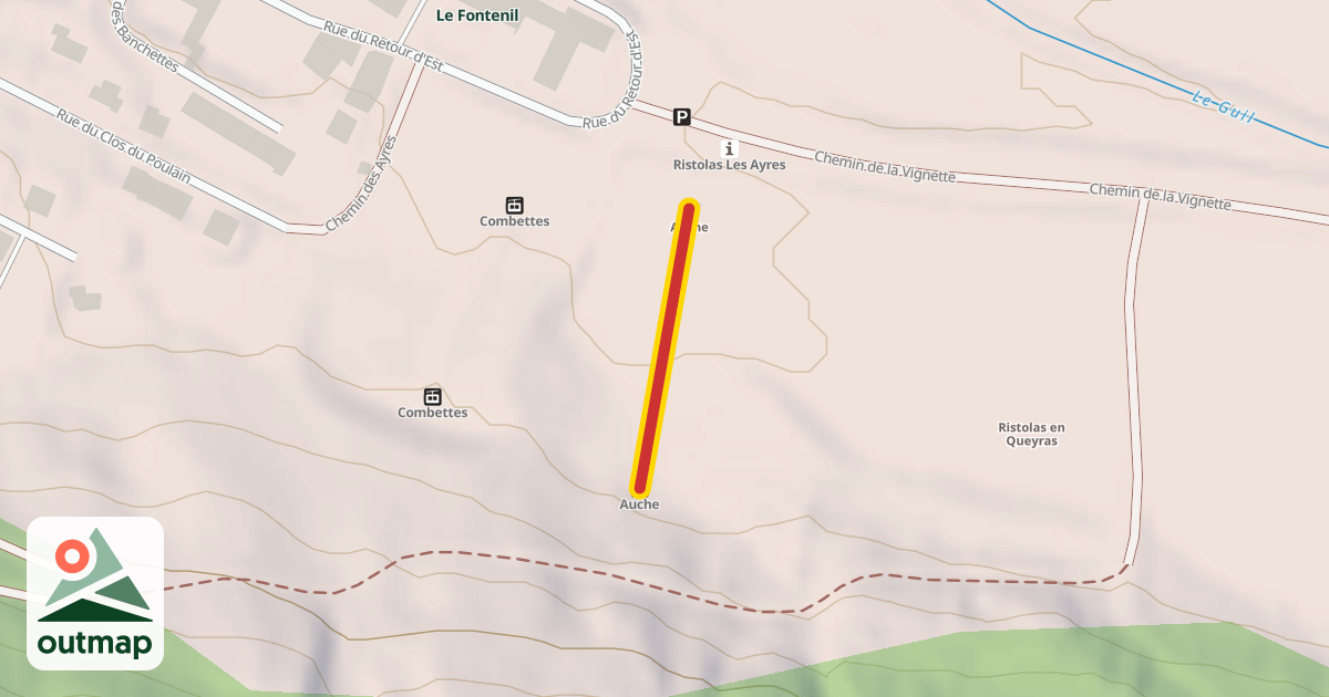 Map of Auche