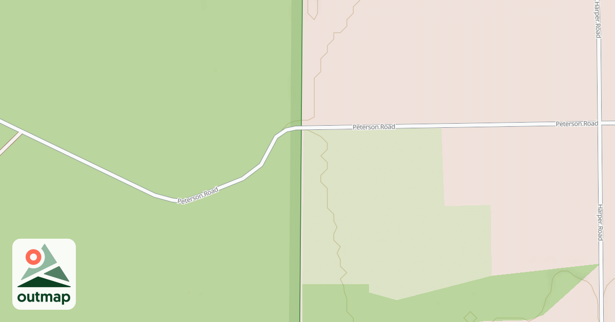 Map of Lake George State Forest Trail