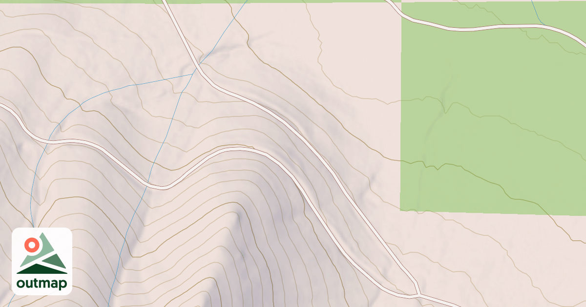 Map of NORTH TURNER MTN