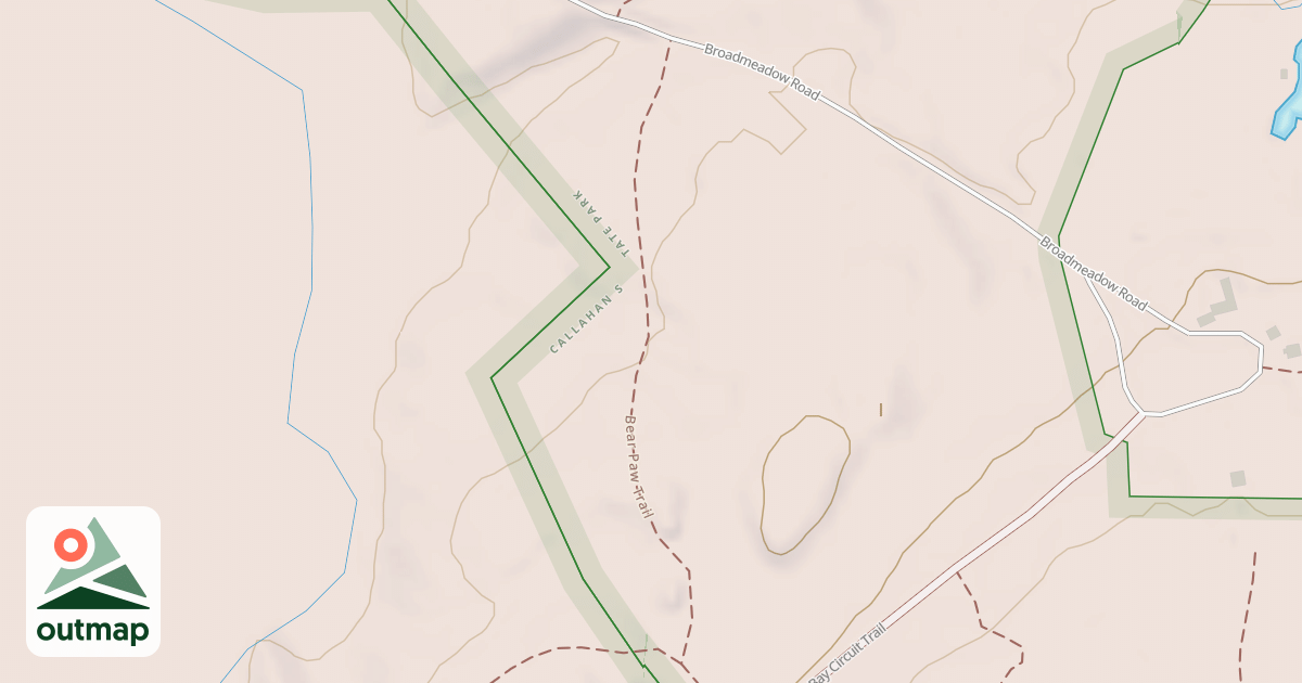 Map of Bear Paw Trail