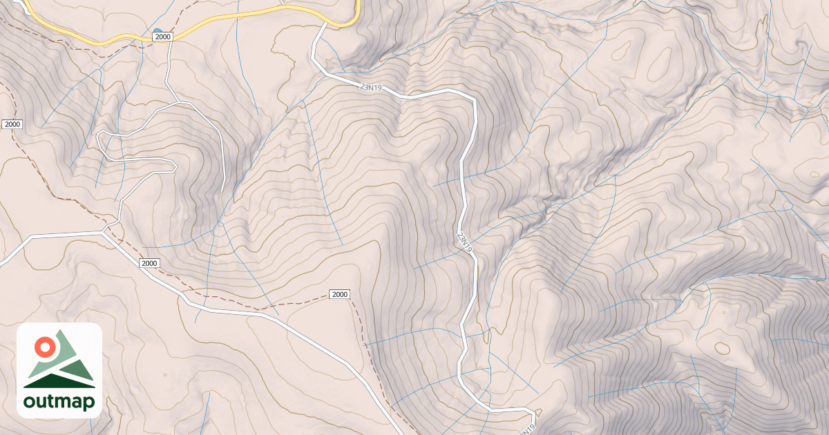 Map of CHINA GULCH