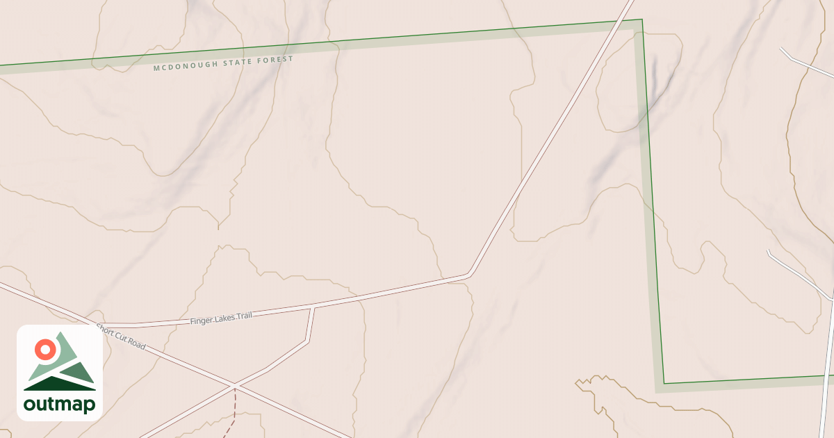 Map of Finger Lakes Trail