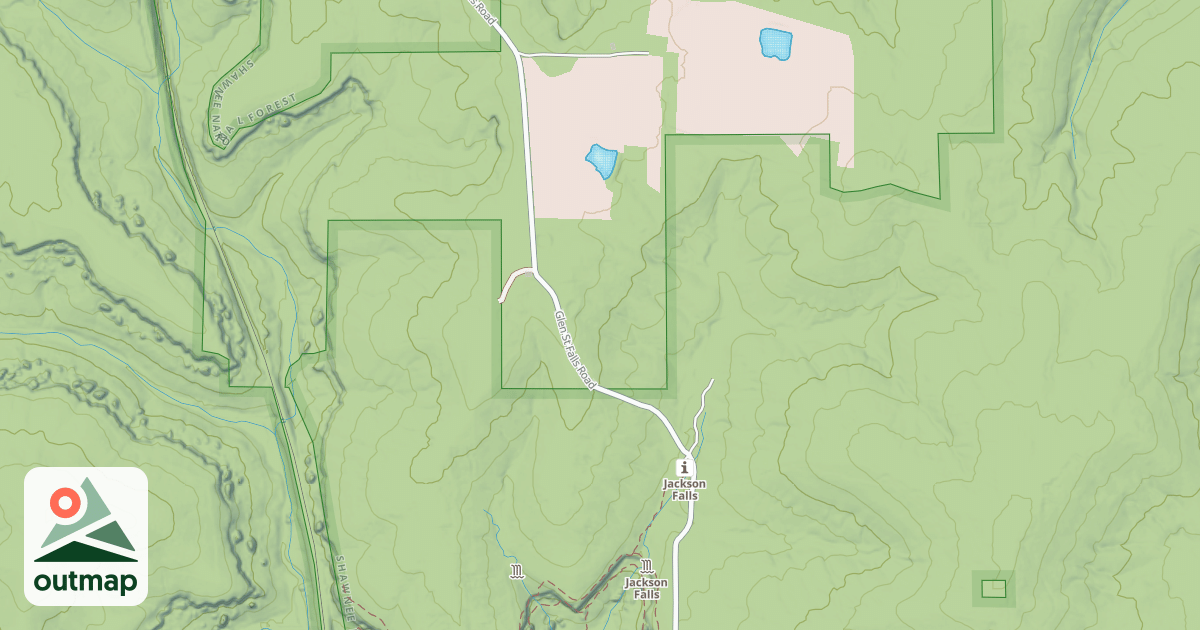 Map of GLEN STREET