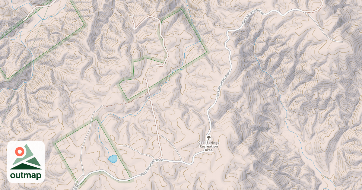 Map of BLACK MOUNTAIN