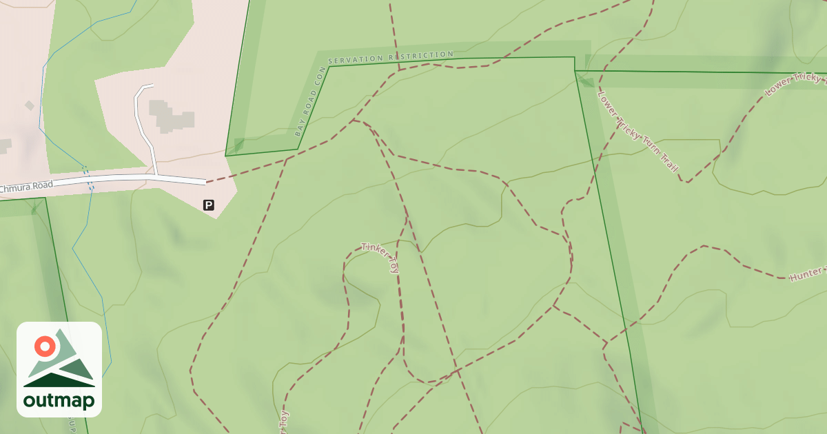 Map of College Ski Trail