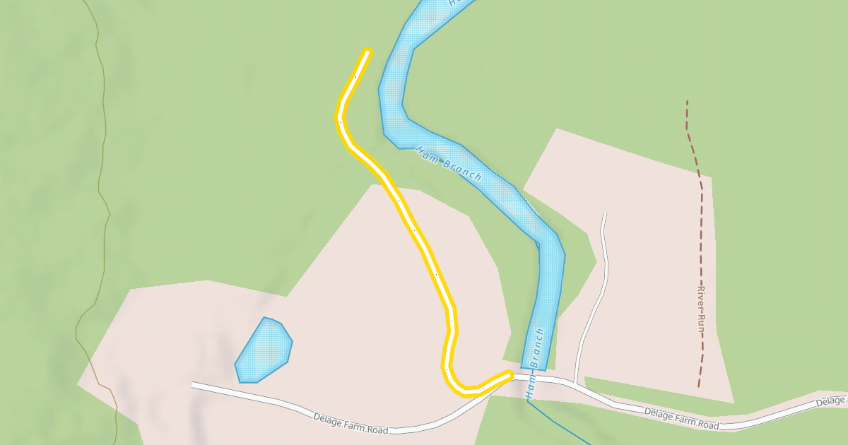 Map preview of Ham Branch Trail