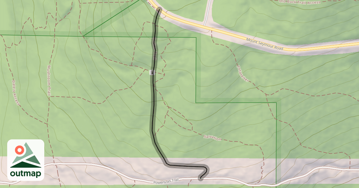 Map of Incline Trail