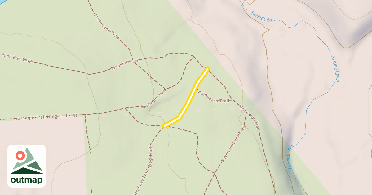 Map of Thorn Pass Trail