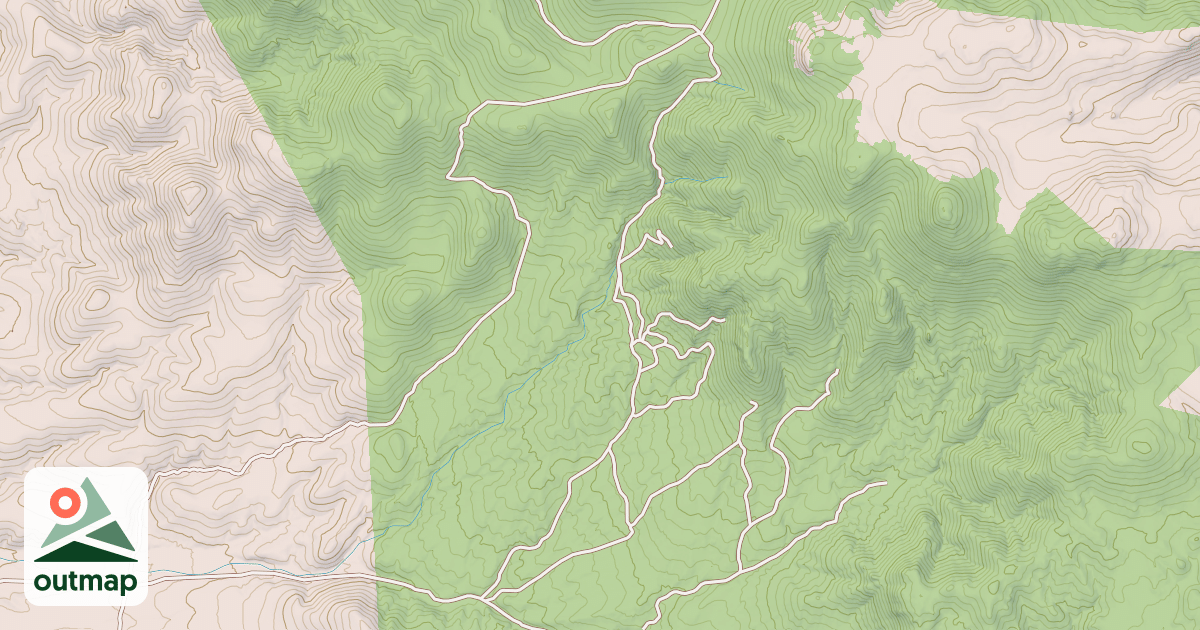 Map of COWBOY MINE ROAD