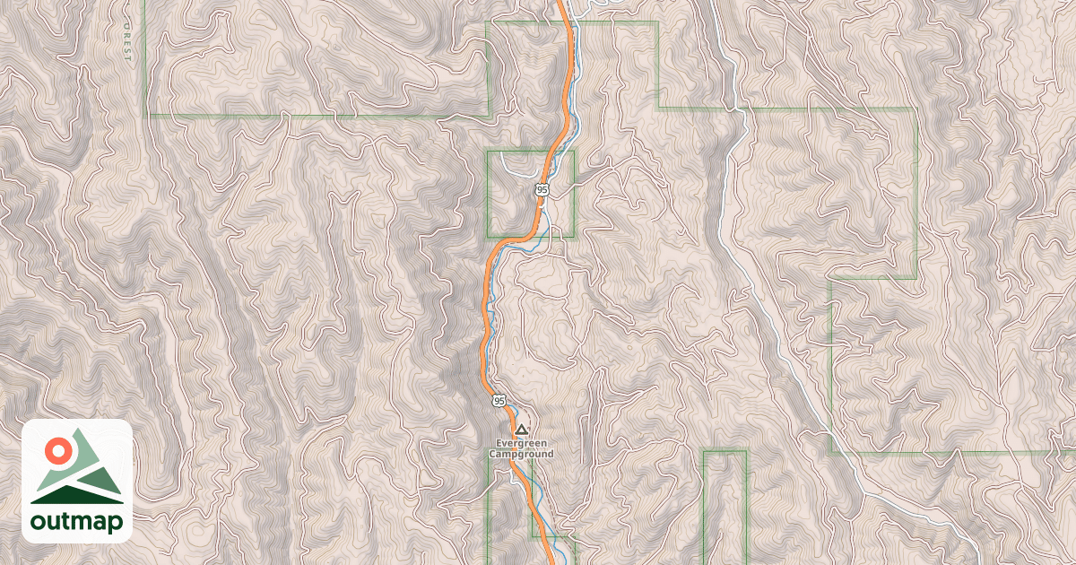 Map of GAYLORD CREEK