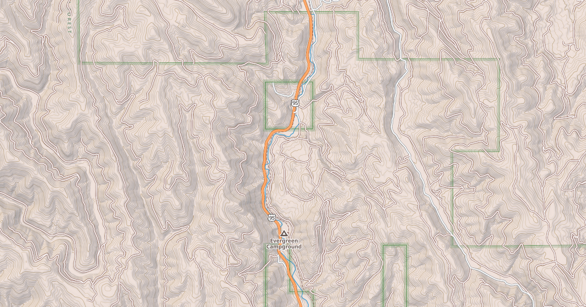 Map preview of GAYLORD CREEK