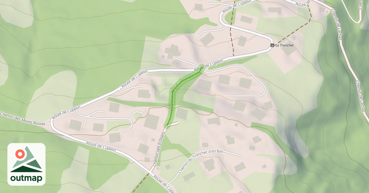 Map of Chemin des Écoliers