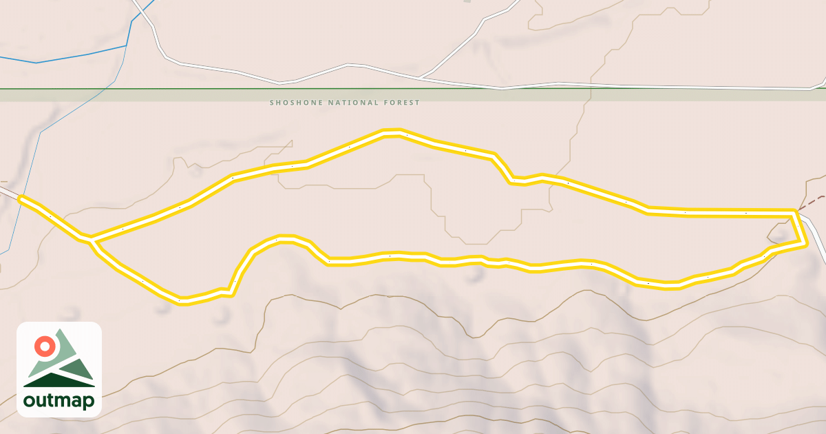 Map of Yellow Meadow Loop