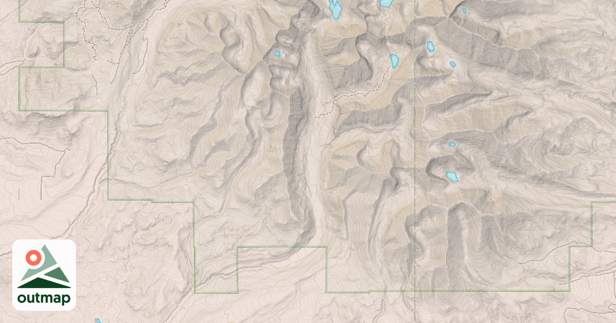 Map of Rock Creek North