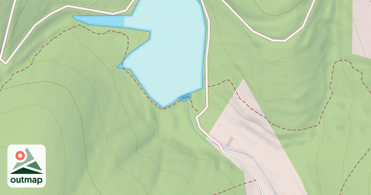 Map of Mono de la retenue d'eau