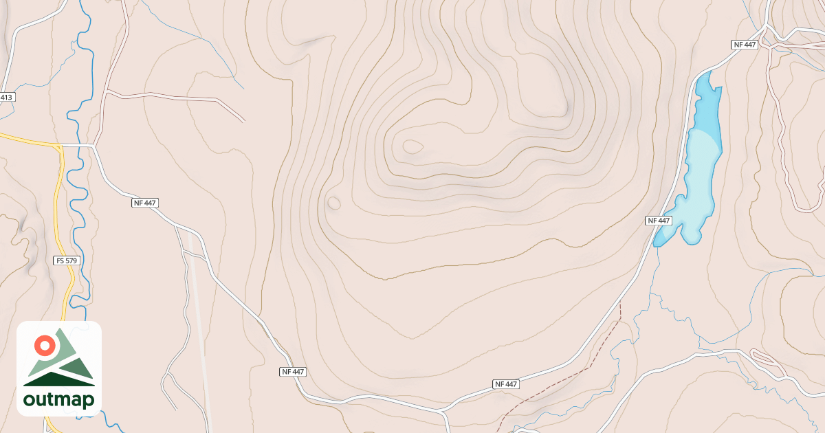 Map of BURNT LOG