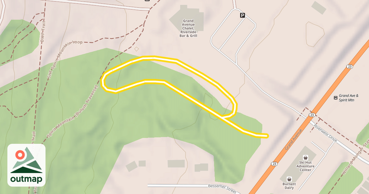 Map of Stadium West