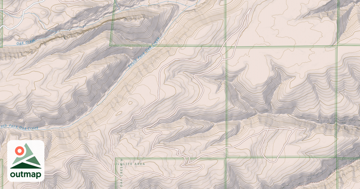 Map of ELK FLAT