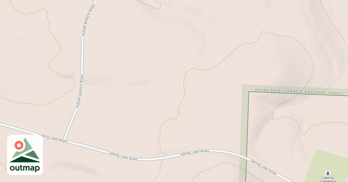 Map of HUNTER BRANCH