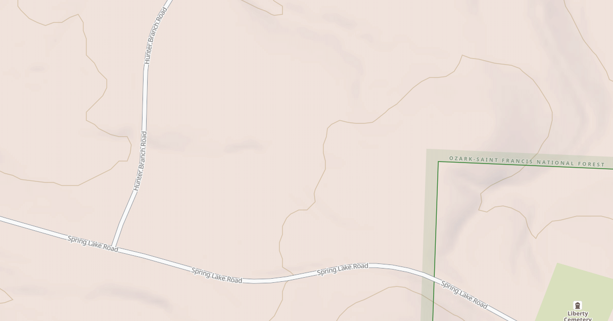 Map preview of HUNTER BRANCH