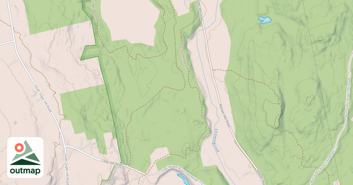 Map of Bassett Hill Loop