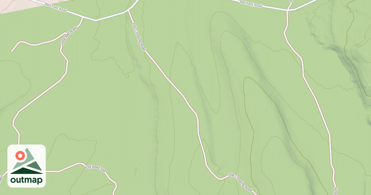 Map of ELLIS CROSSING
