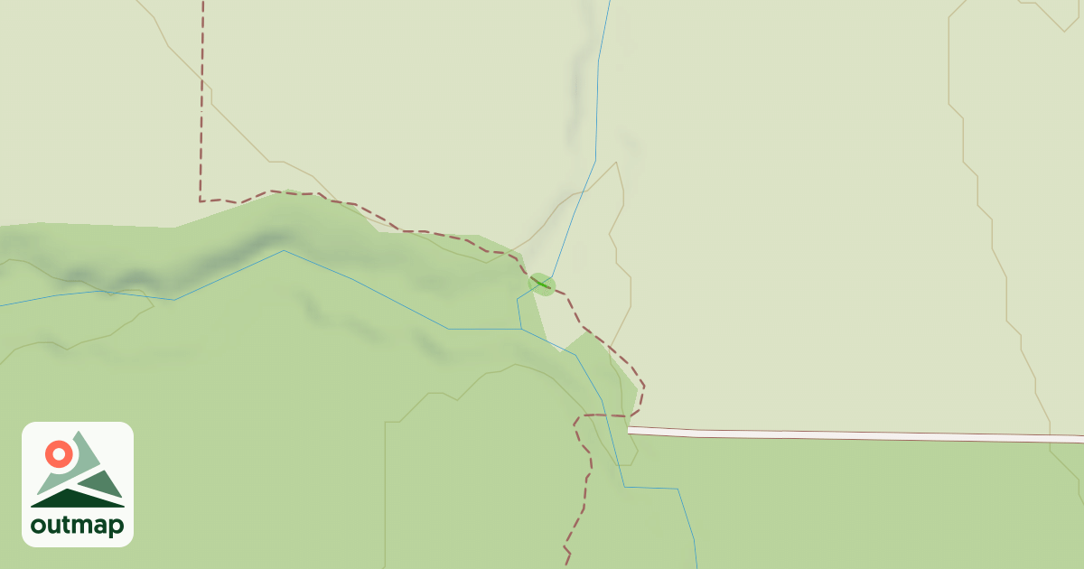 Map of Fred J. Cusimano Westside Overland Trail