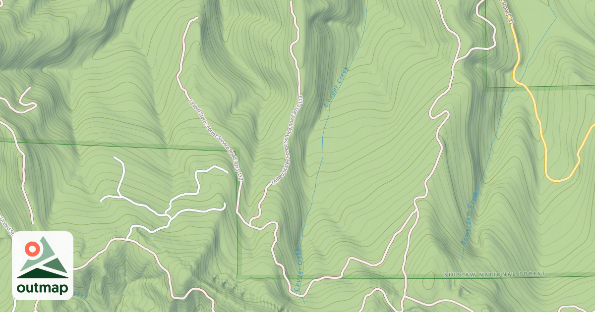 Map of USFS Motor Vehicle Use Map Roads {02FFFAA7-9D0F-441B-99E3-2992F3A0C130}