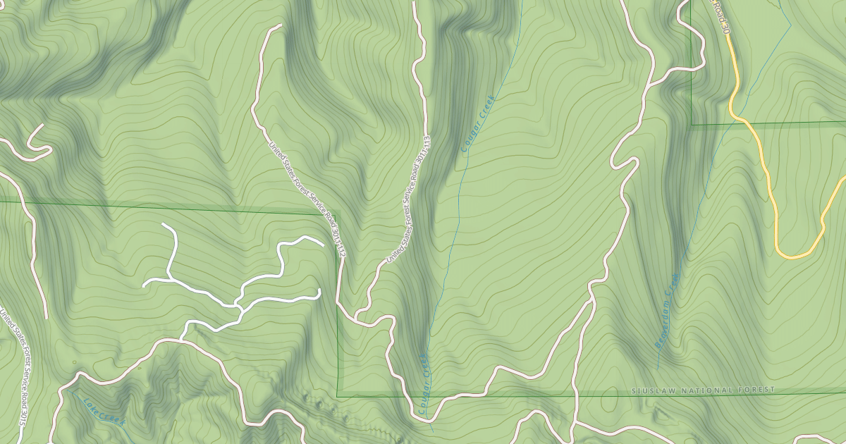 Map preview of USFS Motor Vehicle Use Map Roads {02FFFAA7-9D0F-441B-99E3-2992F3A0C130}