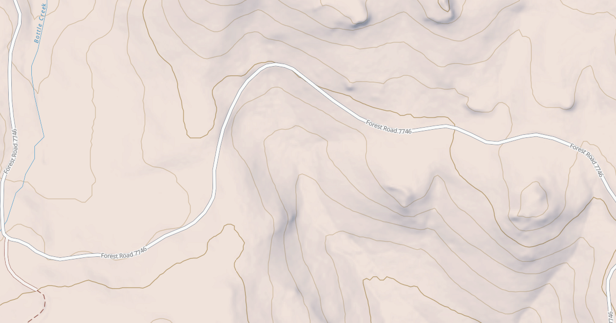 Map preview of USFS National Forest System Roads {5D9381EA-A054-493B-A056-0FC916F7A379}