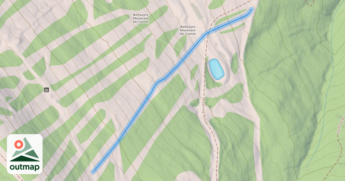 Map of Belleayre Run