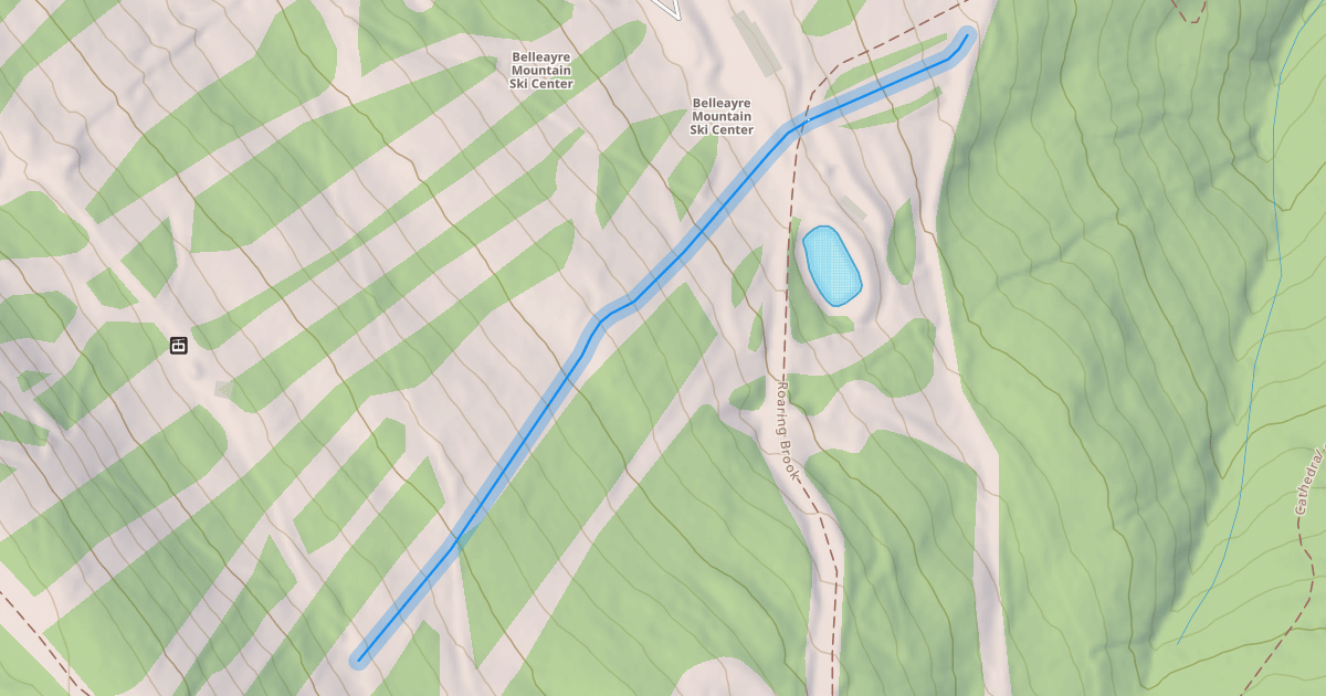 Map preview of Belleayre Run