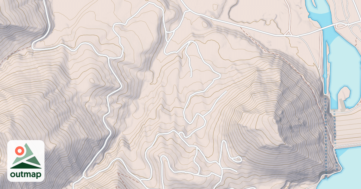 Map of Calamity Cutoff