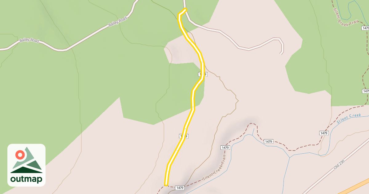 Map of Silent Creek Trail