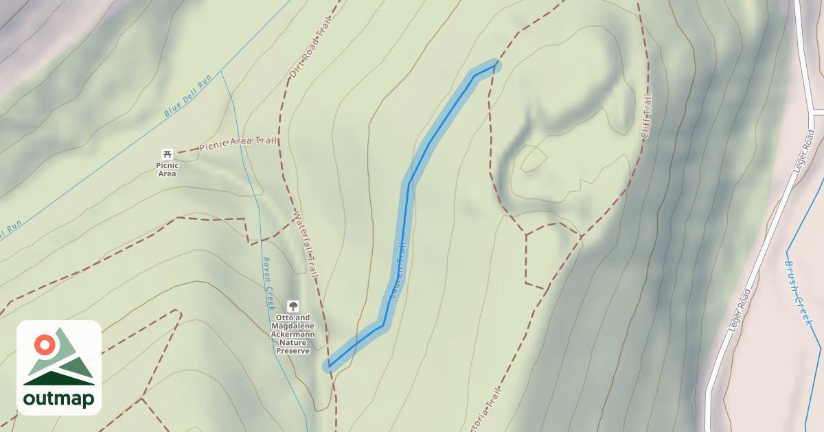 Map of Lauren Trail