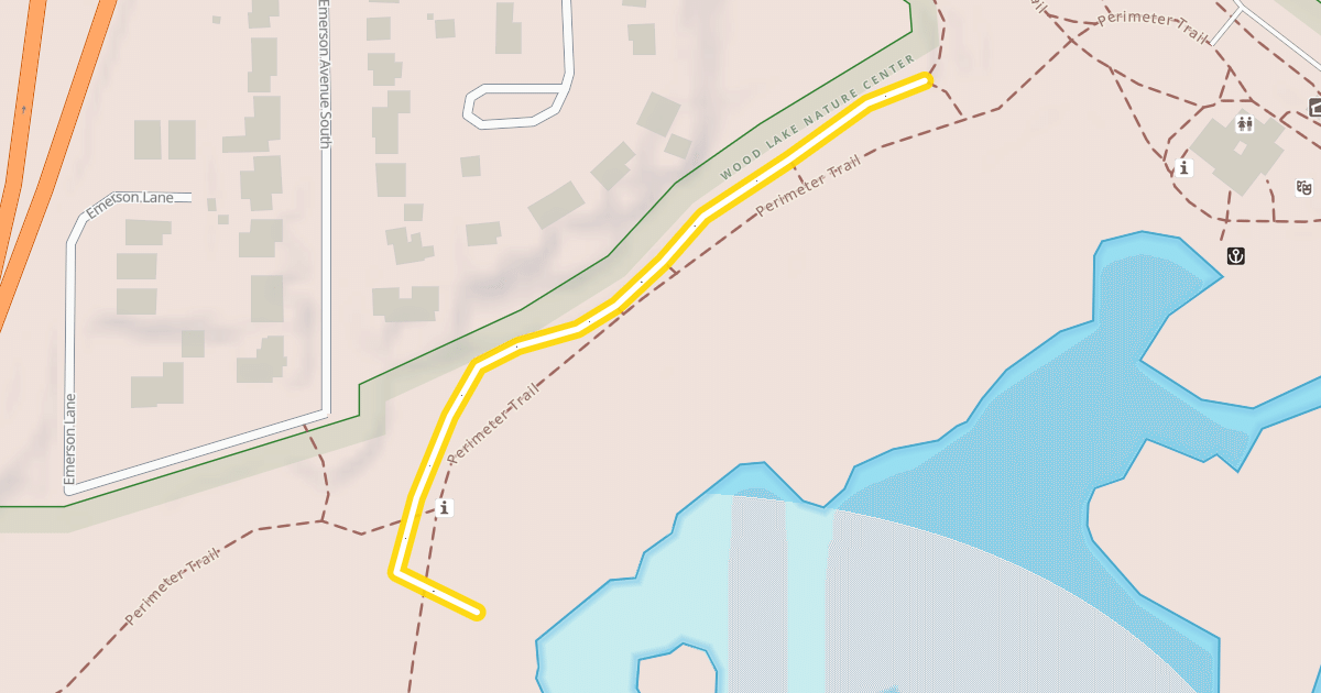 Map preview of Short Ski Trail