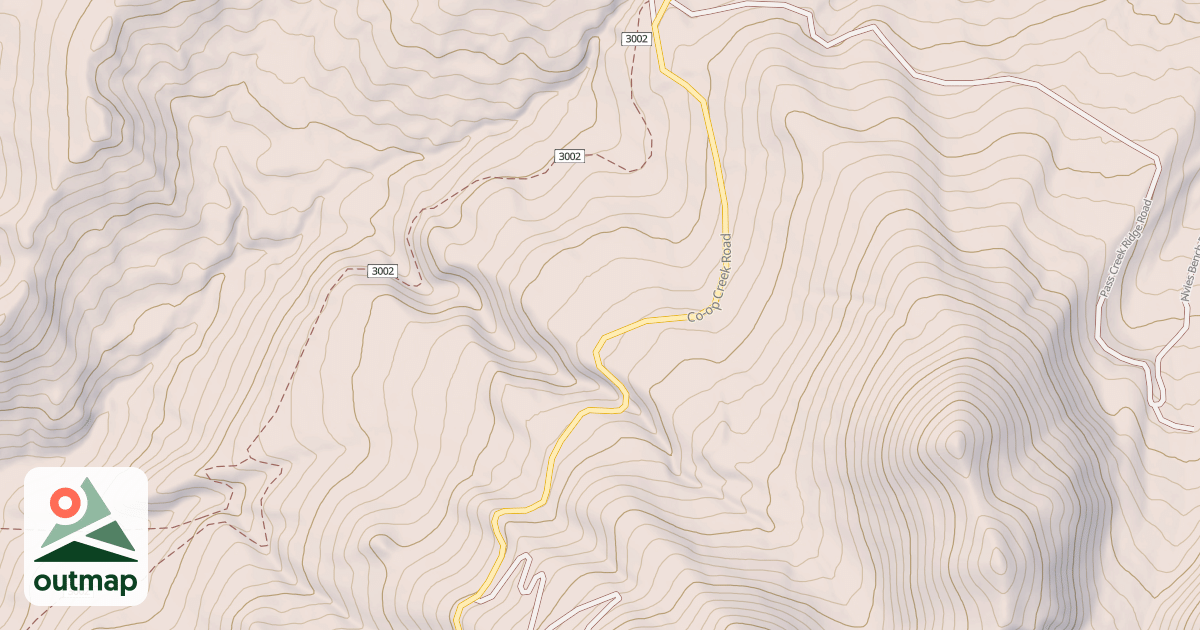 Map of COOP CREEK