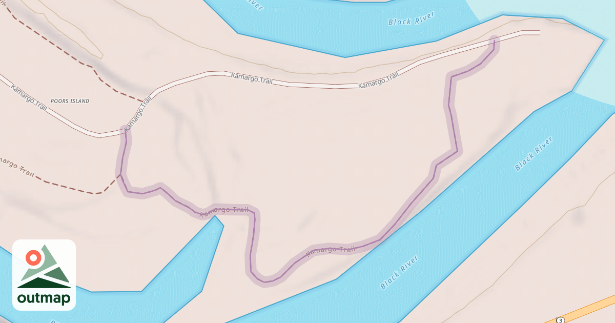 Map of Kamargo Trail