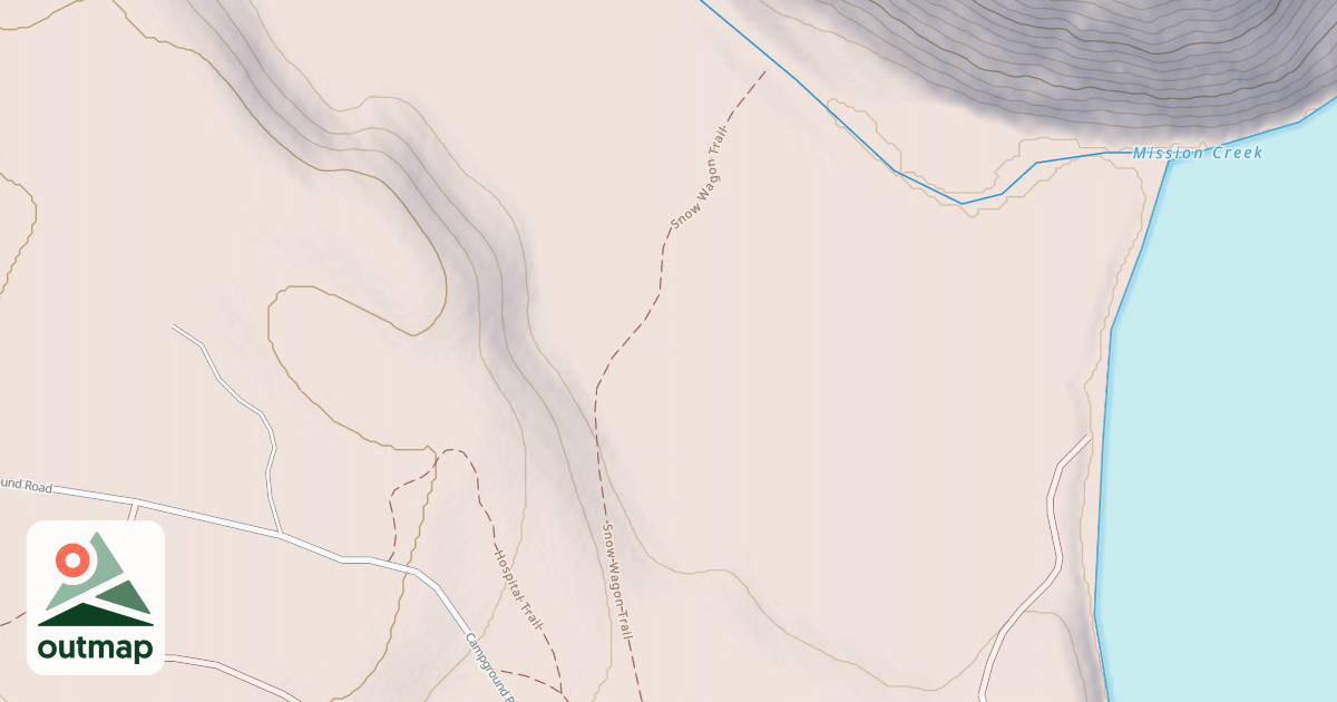 Map of Fort Egbert Water Wagon Trail