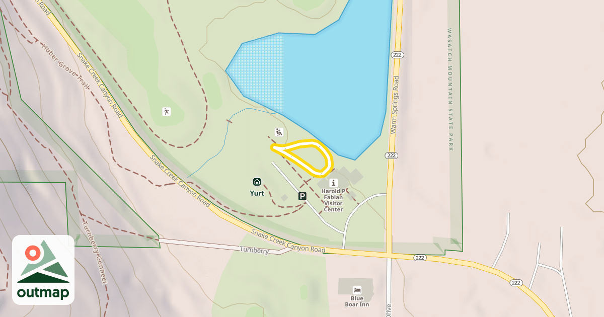 Map of Lake Course Nordic Track