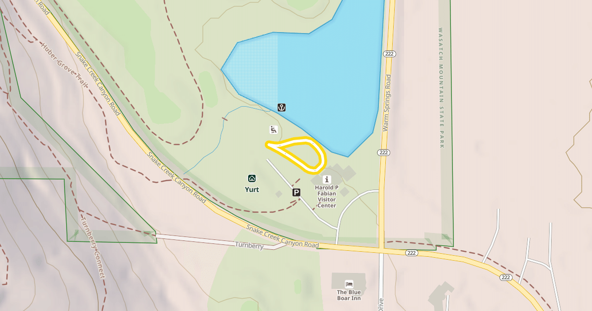 Map preview of Lake Course Nordic Track