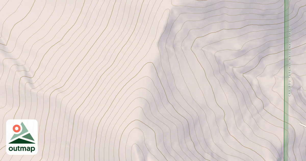 Map of Ruben Hollow To Weston Peak