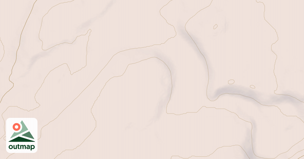 Map of East Fork Chulitna